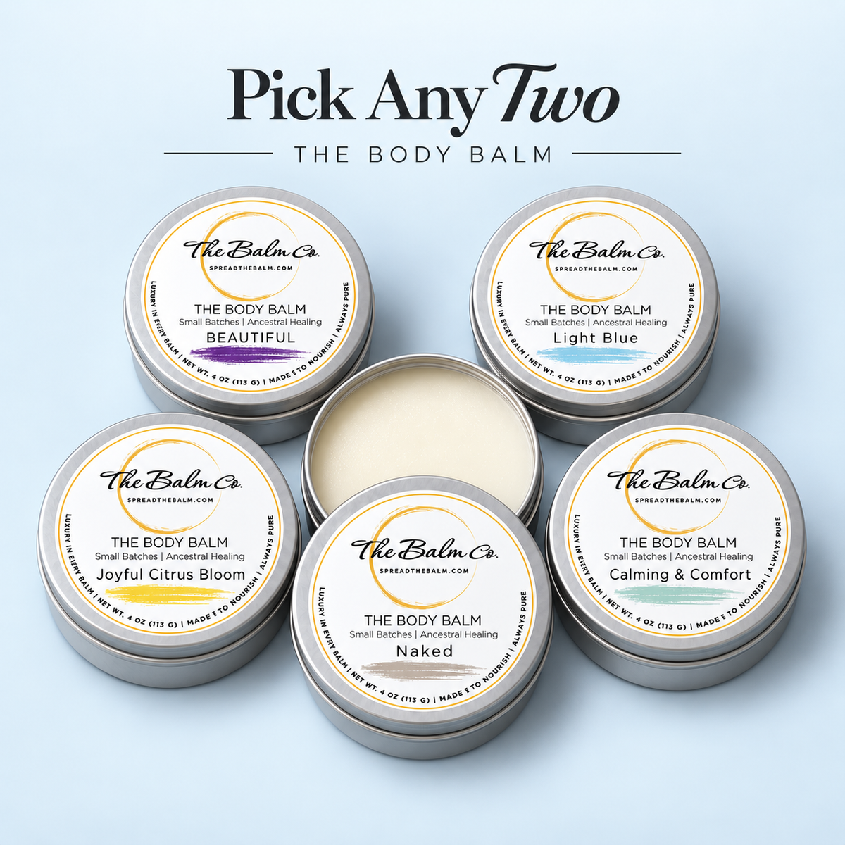 The Body Balm Duo — Pick Any Two